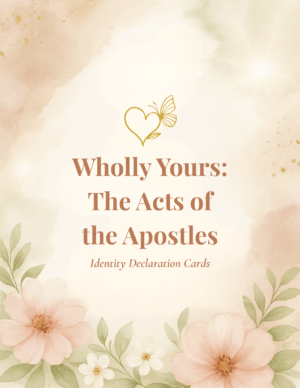 Wholly Yours: The Acts of the Apostles - Identity Declaration Cards