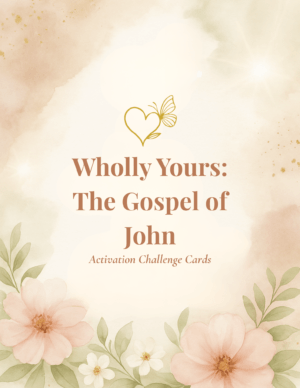 Wholly Yours: The Gospel of John Activation Challenge Cards